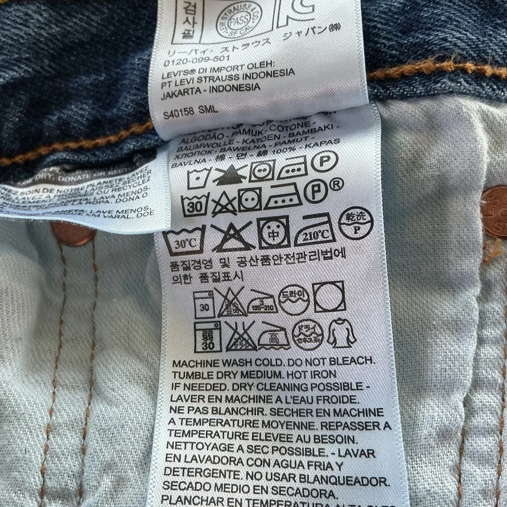 VTG Levis 501 Jeans Mens 32x32 Button‎ Fly Red Tab Mid-Wash Straight Leg Classic